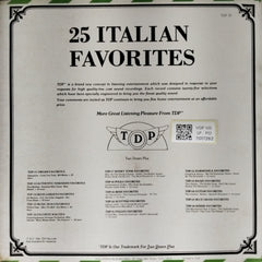 Various - 25 Italian Favorites (Vinyl)