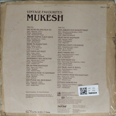 Mukesh - Vintage Favourites Mukesh (Vinyl)