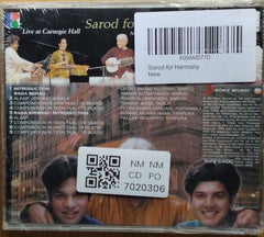 Ustad Amjad Ali Khan, Amaan Ali Bangash, Ayaan Ali Bangash - Sarod for Harmony (CD)