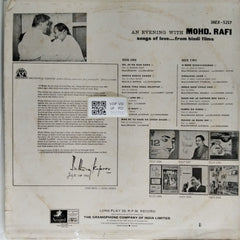 Mohd. Rafi - An Evening with Mohd. Rafi (Vinyl)