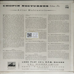 Artur Rubinstein - Chopin Nocturnes Volume Two (Vinyl)