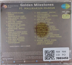 Pt. Mallikarjun Mansur - Golden Milestones (CD)