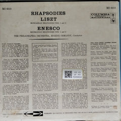Franz Liszt, George Enesco, The Philadelphia Orchestra, Eugene Ormandy - Rhapsodies (Vinyl)