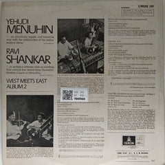 Yehudi Menuhin, Ravi Shankar - West Meets East Album 2 (Vinyl)
