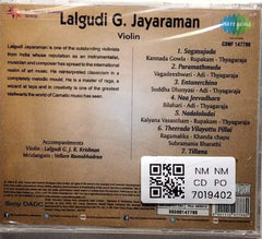 Lalgudi G. Jayaraman - Violin (CD)