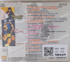 Jatin-Lalit, Uttam Singh - Dilwale Dulhania Le Jayenge / Dil To Pagal Hai / Mohabbatein (CD)