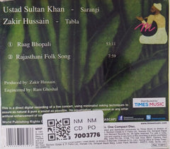 Ustad Sultan Khan, Zakir Hussain - Unknown Title (CD)