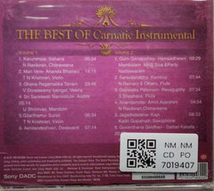 V Doreswamy Iyengar, T N Krishnan, N Ravikiran, U Shrinivas, Mambalam MKS Siva, Kadri Gopalnath, A Kanyakumari, N Ramani, S Shashank - The Best Of Carnatic Instrumental Volume 1 & 2 (CD) (2)