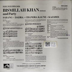 Bismillah Khan - Sarang · Dadra · Chandra Kauns · Kajaree (Vinyl)