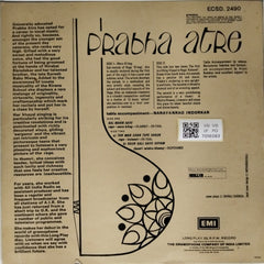 Prabha Atre, Narayanrao Indorkar - Prabha Atre (Vinyl)