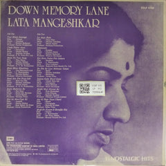Lata Mangeshkar - Down Memory Lane (Vinyl)