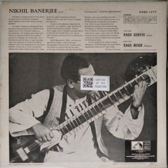 Nikhil Banerjee - Raga Soheni / Raga Megh (Vinyl)