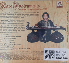 Dr. Mustafa Raza - Rare Instruments - Vichitra Veena (CD)