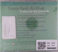 Nusrat Fateh Ali Khan - Traditional Sufi Qawwalis Vol 4 (CD)