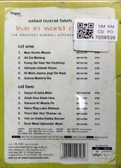 Nusrat Fateh Ali Khan - Live in World Concerts (CD) (2)