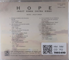 Jagjit Singh, Chitra Singh - Hope (CD)