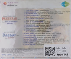 Ghulam Mohammed, Naushad, Khaiyyam - Pakeezah / Bazaar (CD)