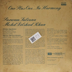 Parween Sultana, Mohd. Dilshad Khan - One Plus One...In Harmony (Vinyl)