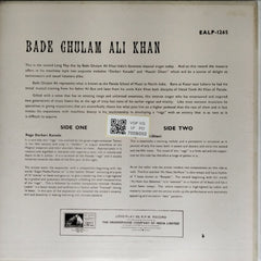 Bade Ghulam Ali Khan - Raga - Darbari Kanada, Raga - Kaushi - Dhani (Vinyl)