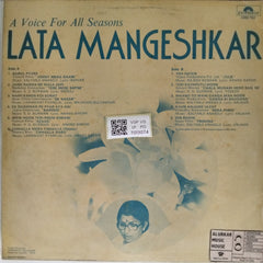 Lata Mangeshkar - A Voice For All Seasons (Vinyl)