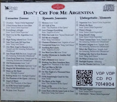 Andrew Lloyd Webber - Don't Cry For Me Argentina (CD) (3)