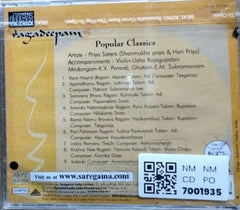 Priya Sisters - Ragadeepam: Popular Classics (CD)