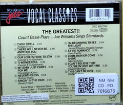 Count Basie, Joe Williams - The Greatest!! Count Basie Plays...Joe Williams Sings Standards (CD)