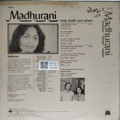 Madhurani - Madhurani sings Ghalib and others (Vinyl)