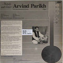 Arvind Parikh - Melody and Grace (Vinyl)