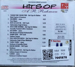 A. R. Rahman - Hits of A. R. Rahman (CD)