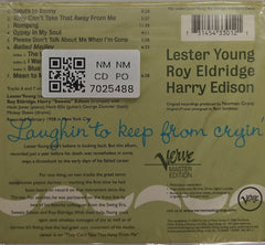 Lester Young, Roy Eldridge, Harry Edison - Laughin' to Keep from Cryin' (CD)