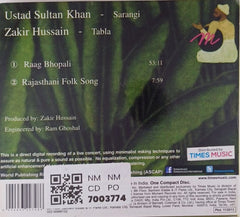 Ustad Sultan Khan, Zakir Hussain - Ustad Sultan Khan - Sarangi, Zakir Hussain - Tabla (CD)
