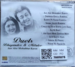 Bhupinder, Mitalee - Duets Aao Aise Mohabbat Karen (CD)