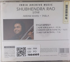 Shubhendra Rao - Raga Marwa (CD)