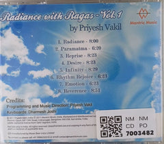 Priyesh Vakil - Radiance with Ragas - Vol. 1 (CD)