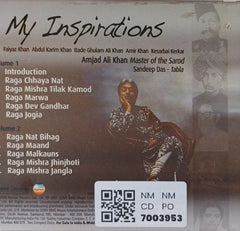 Amjad Ali Khan - My Inspirations (CD) (2)