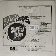 O. P. Nayyar, Shankar Jaikishan, S. D. Burman, Naushad - Golden Hits Shamshad Begum (Vinyl)