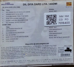 Naushad - Dil Diya Dard Liya / Aadmi (CD)