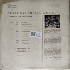K. S. Narayanaswami, Narayana Menon, Palghat Raghu - Classical Indian Music (Vinyl)