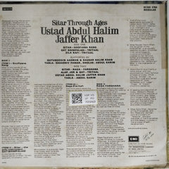 Ustad Abdul Halim Jaffer Khan - Sitar Through Ages (Vinyl)