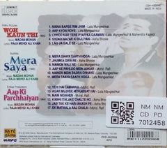 Madan Mohan - Woh Kaun Thi / Mera Saaya / Aap Ki Parchhaiyan (CD)