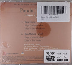 Pandit Jasraj - Ragas Triveni & Multani (CD)