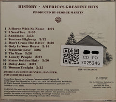 America - America's Greatest Hits History (CD)