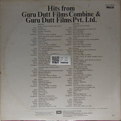 Various - Hits from Guru Dutt Films (Vinyl)