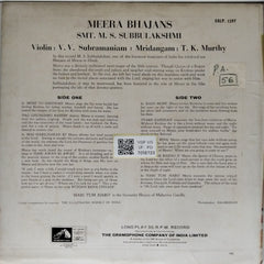 M. S. Subbulakshmi - Meera Bhajans (Vinyl)