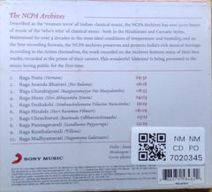 Dr. Balamuralikrishna - Masterworks from the NCPA Archives (CD)