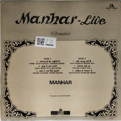 Manhar - Live (Ghazals) (Vinyl)