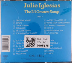 Julio Iglesias - The 24 Greatest Songs (CD) (2)