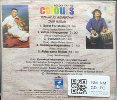 Kunnakkudi Vaidyanathan, Zakir Hussain - Golden Krithis Colours (CD)