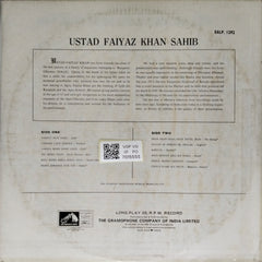 Ustad Faiyaz Khan Sahib - Ustad Faiyaz Khan Sahib (Vinyl)